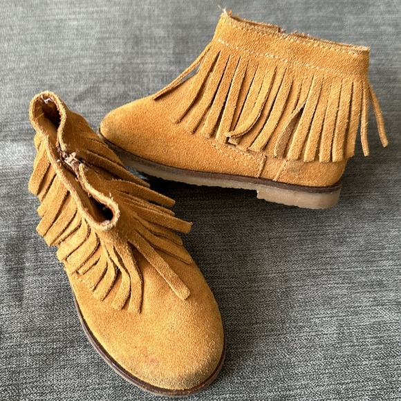 Zara Other - GUC ZARA Fringe Boots